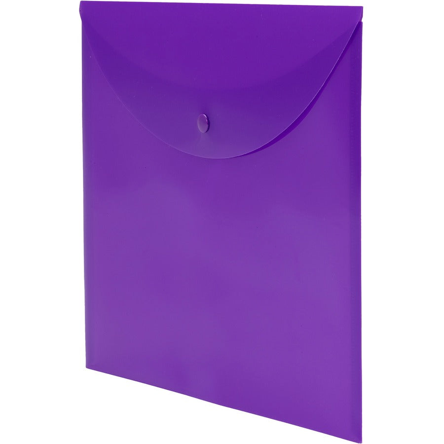 Smead Letter Filing Envelope - 8 1/2" x 11" - Purple - 10 / Box