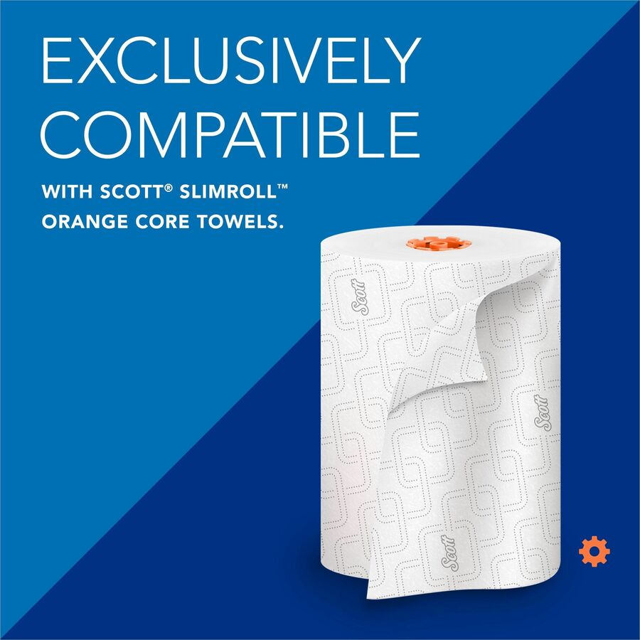 Touchless Dispenser - 6" Roll Diameter - 7.2" Height x 12.4" Width x 11.8" Depth - Plastic - White - Dirt Resistant, Hands-free, Compact, Drop Resistant, Slip Resistant, Wall Mountable, Hygienic, Keyless Entry - 1 Carton