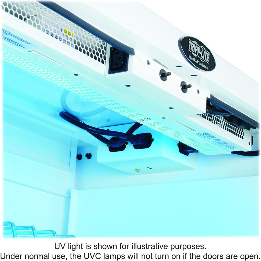 2 Shelf - 4 Casters - Steel - 34.80" Width x 21.60" Depth x 42.30" Height - Steel Frame - White - For 32 Devices - 1 Each