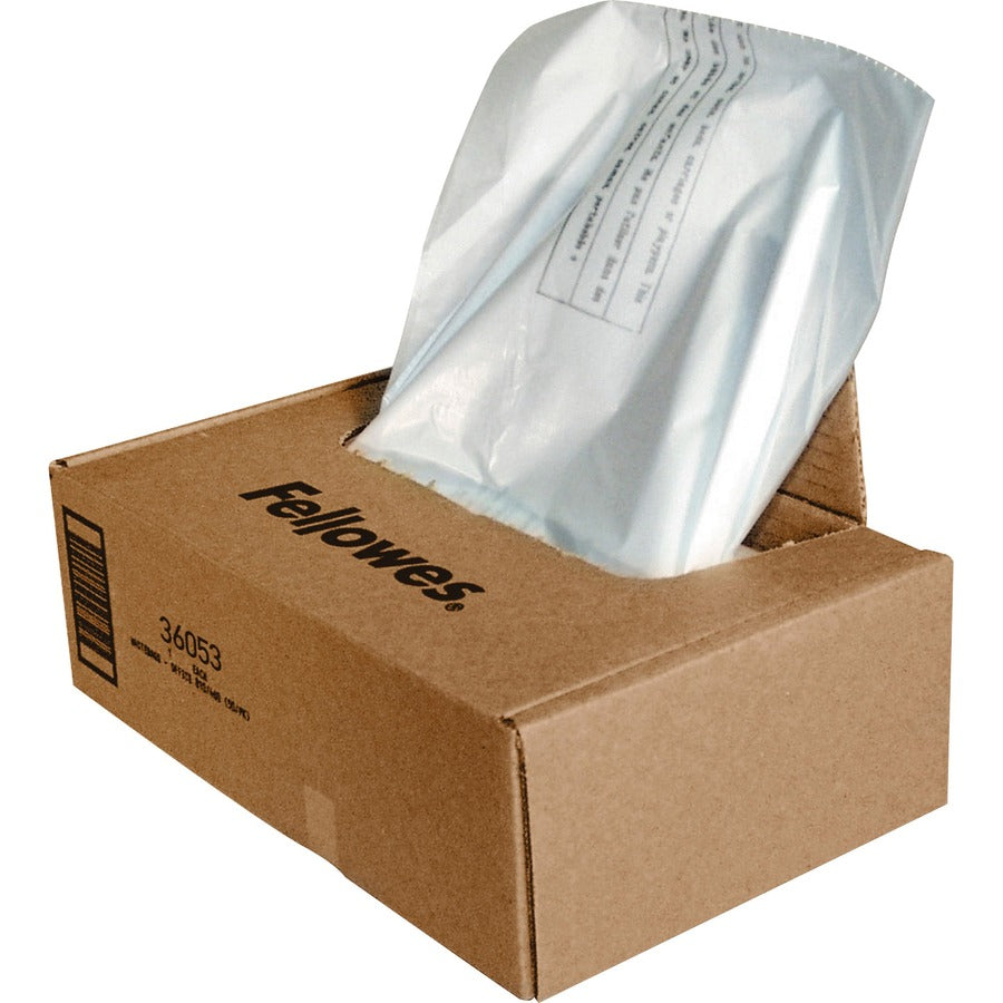 9 gal - 30" Height x 29" Width x 14" Depth - Plastic - Clear - 100 / Carton