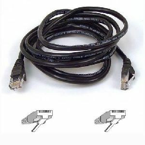 Belkin RJ45 Category 5e Patch Cable - 16 ft Category 5e Network Cable - First End: 1 x RJ-45 - Male - Second End: 1 x RJ-45 - Male - Patch Cable - Black - 1 Each