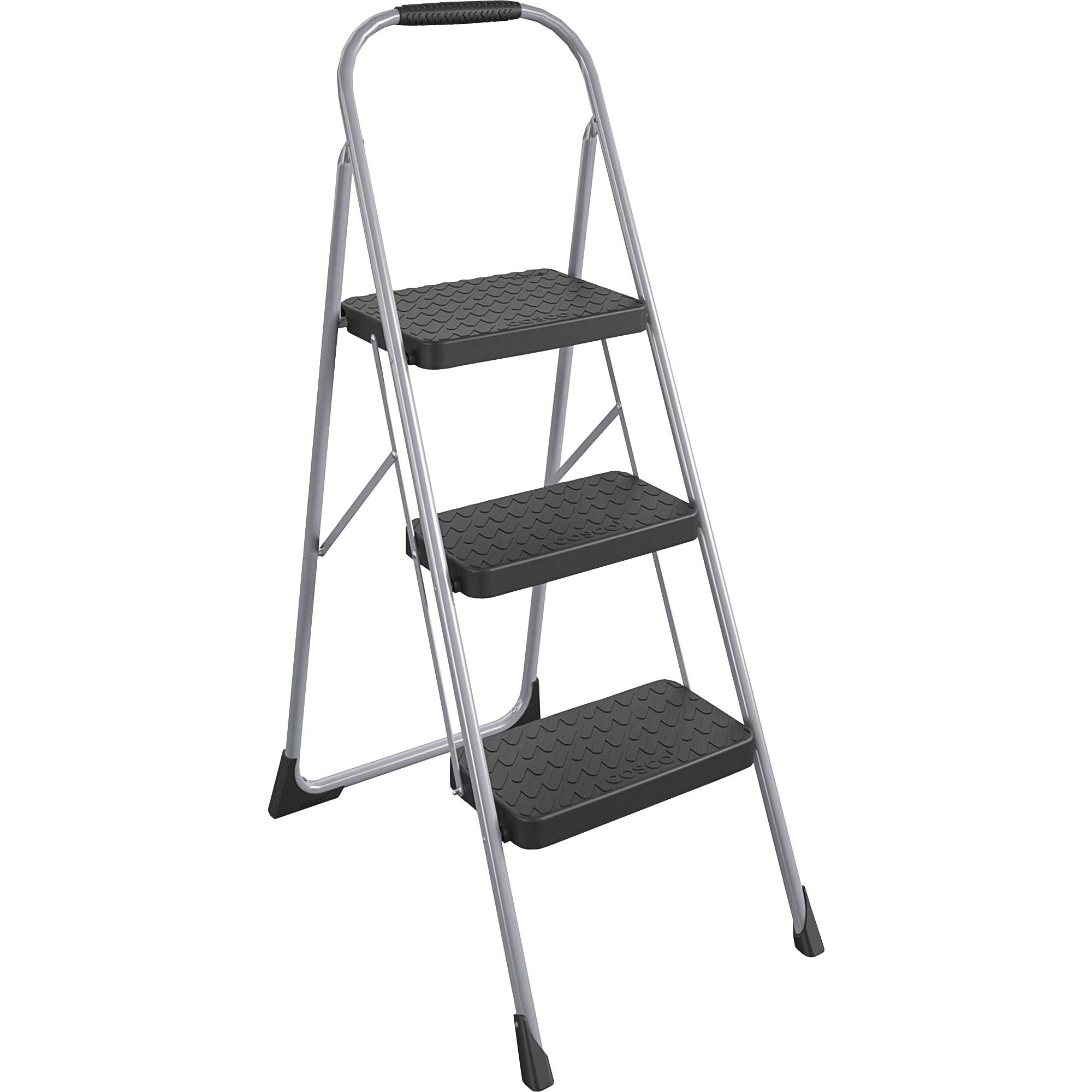 3 Step - 200 lb Load Capacity52.8" Height - Black, Platinum