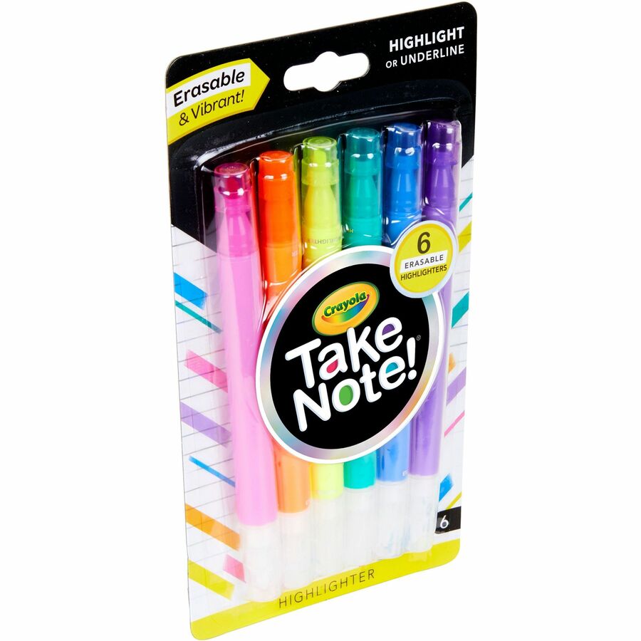 Crayola Take Note Erasable Highlighters