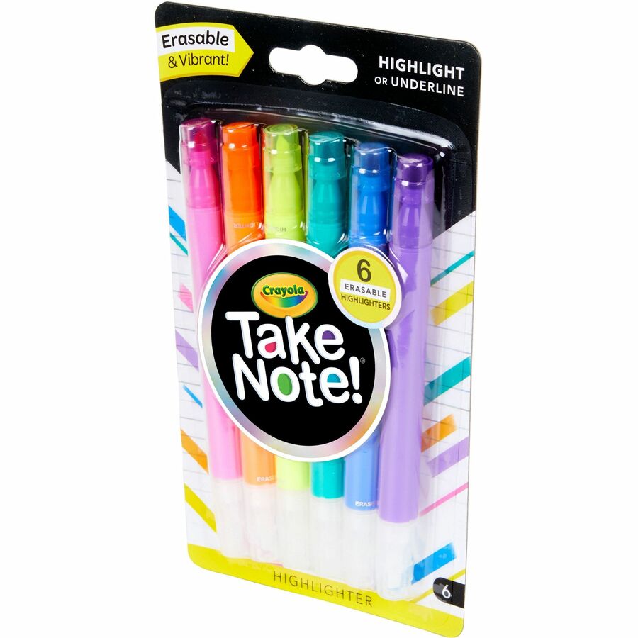 Crayola Take Note Erasable Highlighters