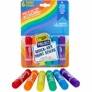 Crayola Project Quick-Dry Paint Sticks - Assorted - 1 Pack