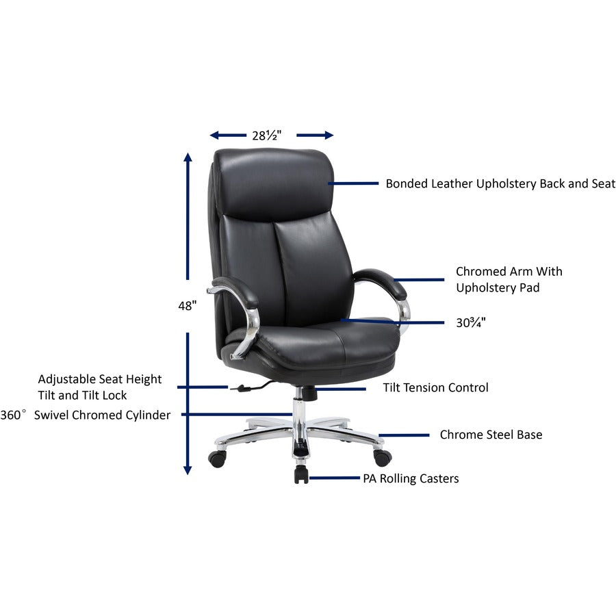 Lorell Big & Tall High-Back Chair