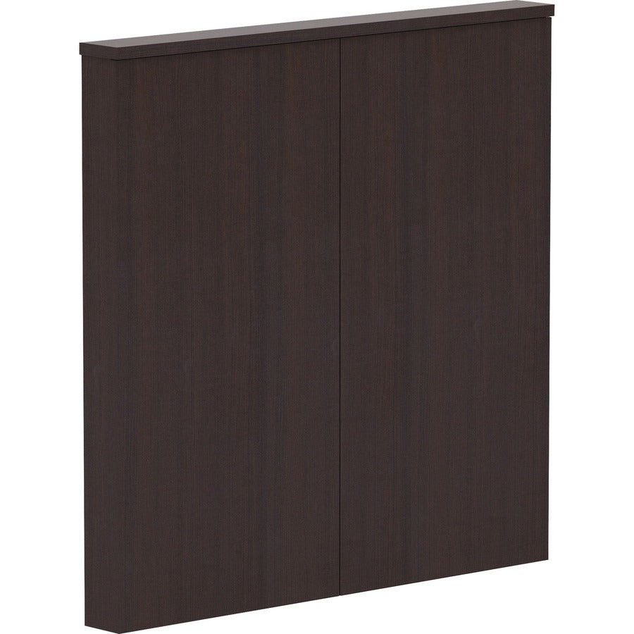 Lorell Dry-erase Whiteboard Presentation Cabinet, Hinged Door, 47.3" x 47.3" x 4.8", 1 Each