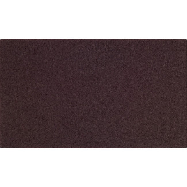 Rectangle14" Width20" Length0.40" Thickness - Scrubbing, Stripping - Concrete, Granite, Marble, Vinyl, Wood, Terrazzo, Stone Floor - 175 rpm to 600 rpm Speed Supported - Residue-free - Nylon Fiber - Maroon - 10 / Carton