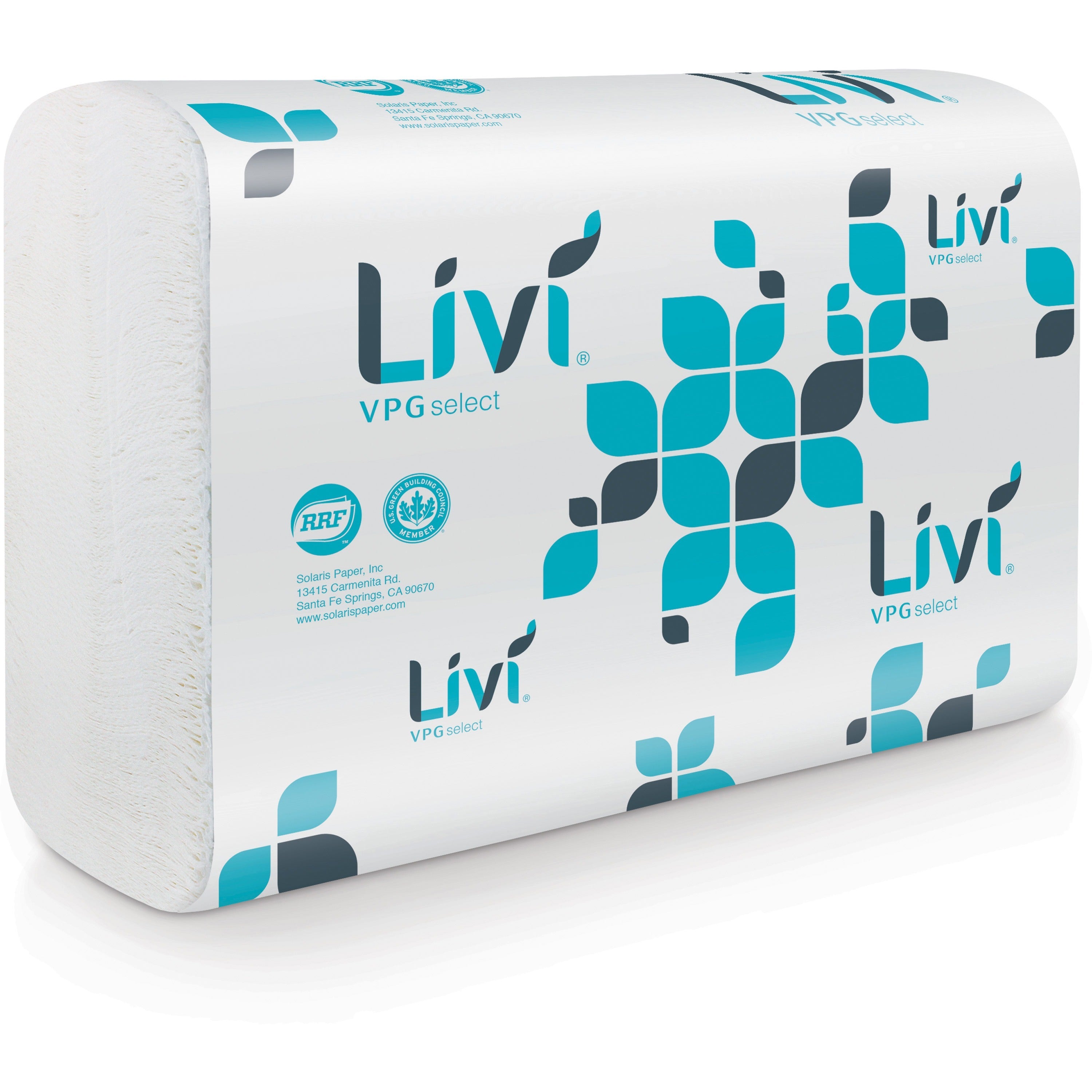 1 Ply - Multifold - 9.45" Width x 10.55" Length - White - Virgin Fiber - 220/Pack - 10 / Carton