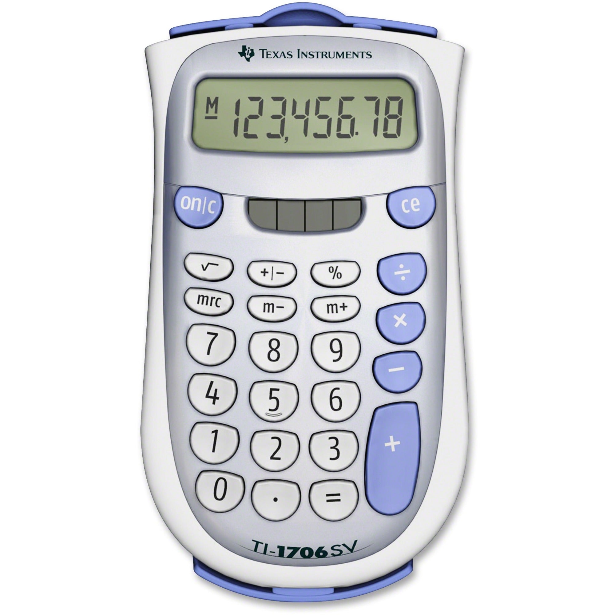 Dual Power, Sign Change, 3-Key Memory, Large Display, Slide-on Hard Case, Wall Mountable - Battery/Solar Powered - 8.2" Height x 4.5" Width x 1" Length - Gray - 1 Each