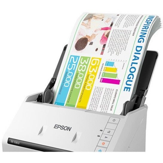 30-bit Color - 24-bit Grayscale - 35 ppm (Mono) - 35 ppm (Color) - Duplex Scanning - USB