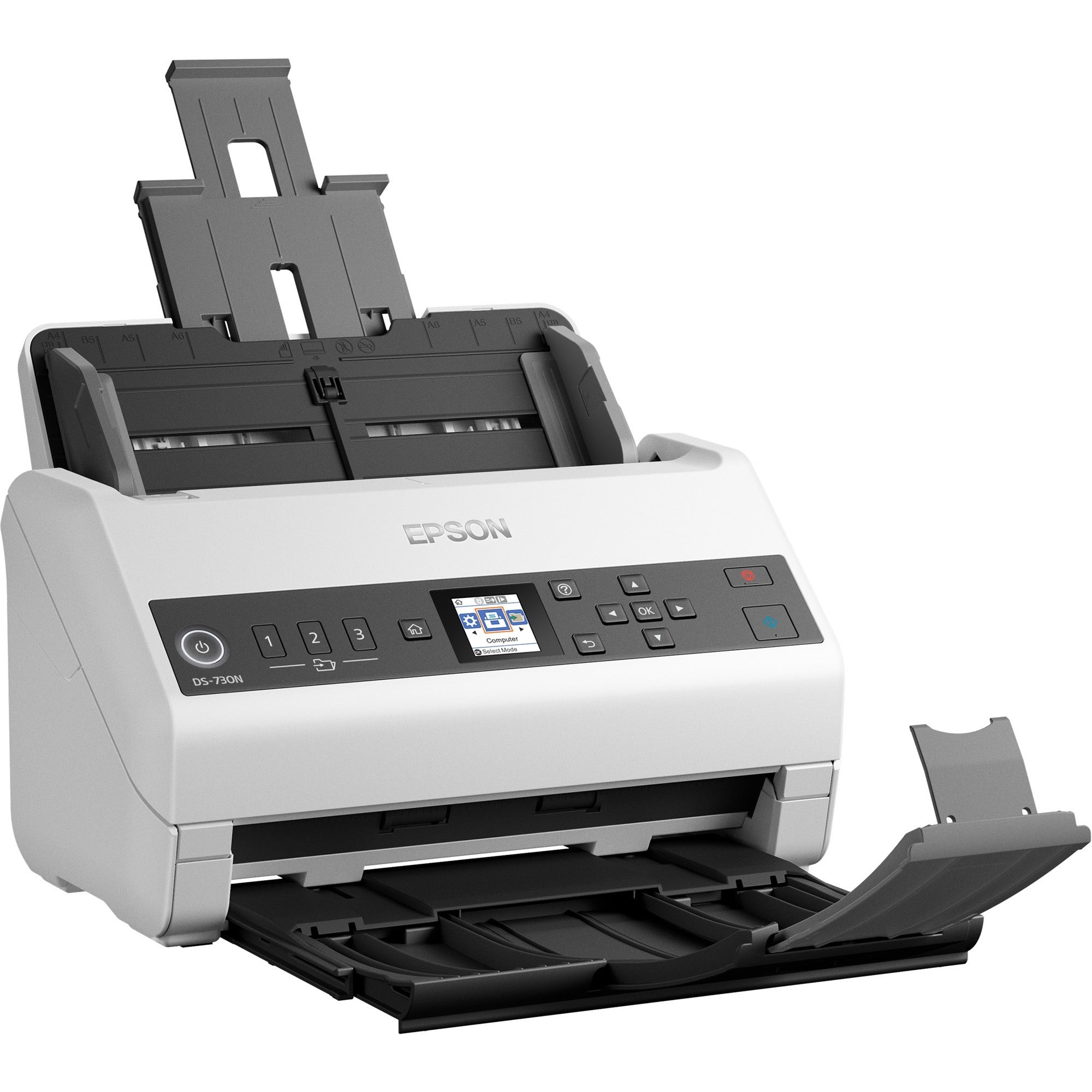 8-bit Color - 8-bit Grayscale - 40 ppm (Mono) - 40 ppm (Color) - Duplex Scanning - USB
