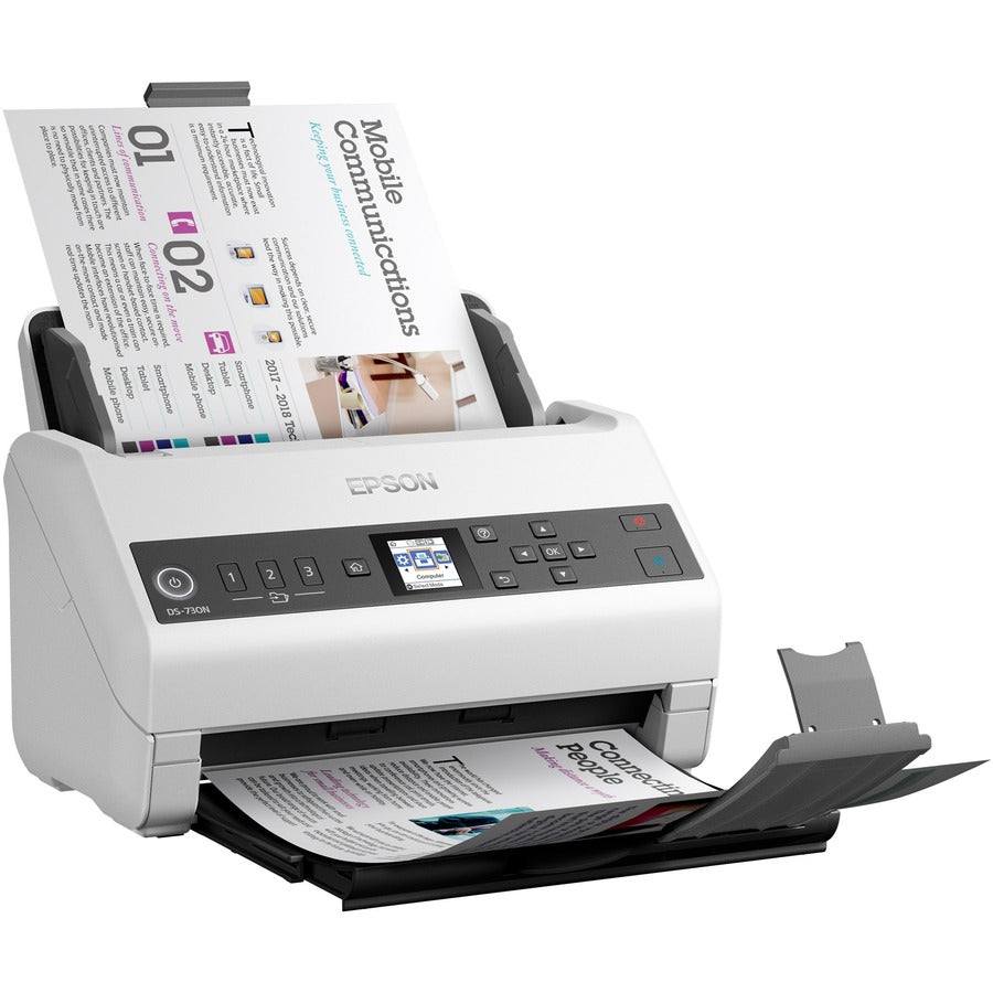 8-bit Color - 8-bit Grayscale - 40 ppm (Mono) - 40 ppm (Color) - Duplex Scanning - USB