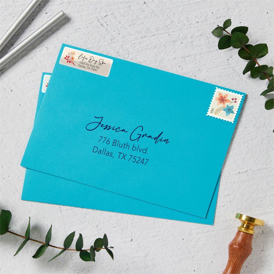 Avery&reg; Address Labels, Glossy White, 2/3" x 1-3/4" , 600 Total (6523)