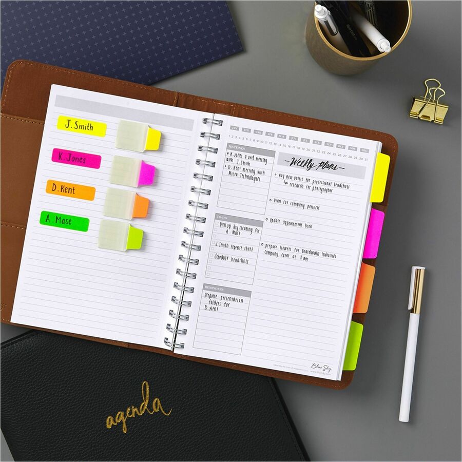 Avery Rectangular Removable Color Coding Labels, Neon Pink/Yellow/Orange/Green, 1/2" x 1-3/4", 10 Labels/Sheet, 18 Sheets, 180 Labels/Carton