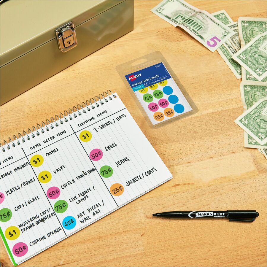 Avery&reg; Garage Sale Labels on Small Sheets