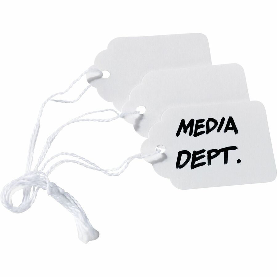 Avery&reg; Marking Tags, Strung, 1-3/4" x 1-3/32" , 100 Tags (6732)
