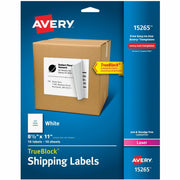Avery&reg; Internet Shipping Labels, 8-1/2" x 11" , 10 Labels (15265)
