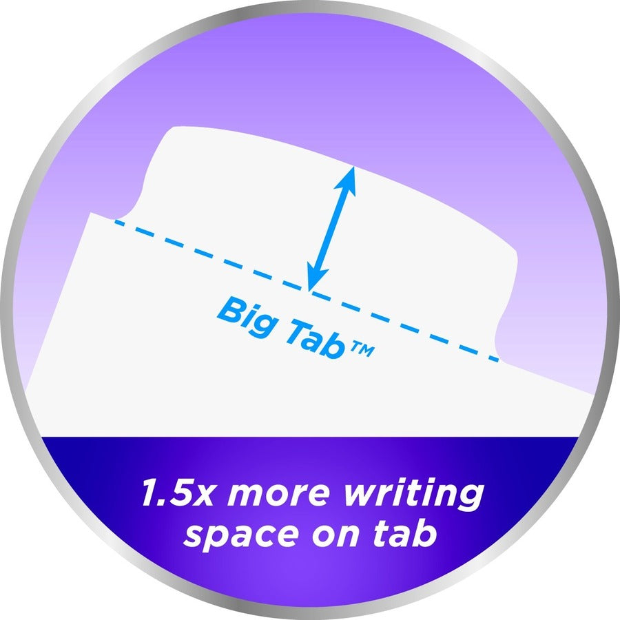5 x Divider(s) - 5 Write-on Tab(s) - 5 - 5 Tab(s)/Set - 8.5" Divider Width x 11" Divider Length - 3 Hole Punched - Multicolor Plastic Divider - Multicolor Plastic Tab(s) - 24 / Carton