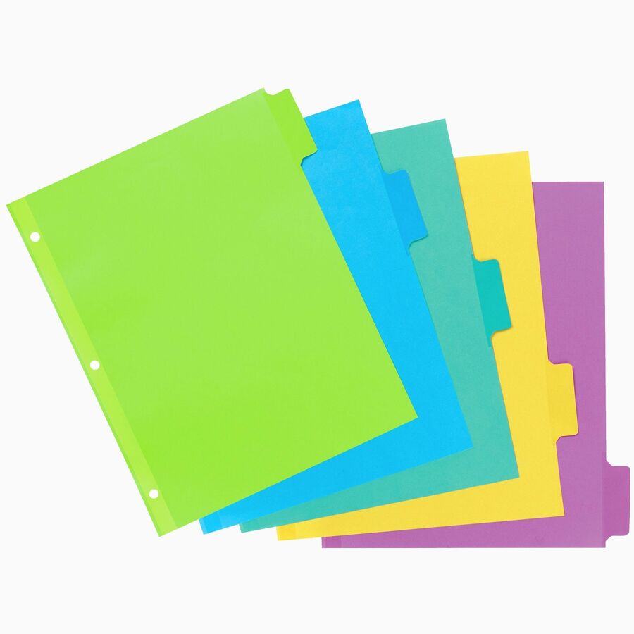 Avery&reg; Big Tab™ Write & Erase Dividers 5 tabs, 1 set
