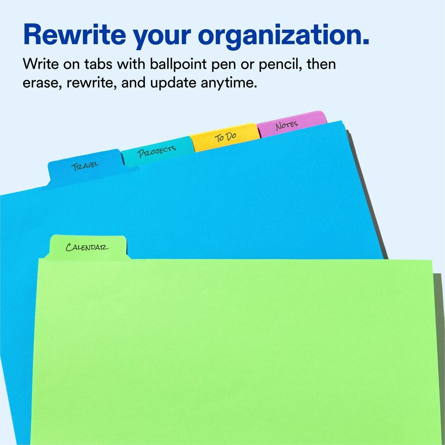 Avery&reg; Big Tab™ Write & Erase Dividers 5 tabs, 1 set