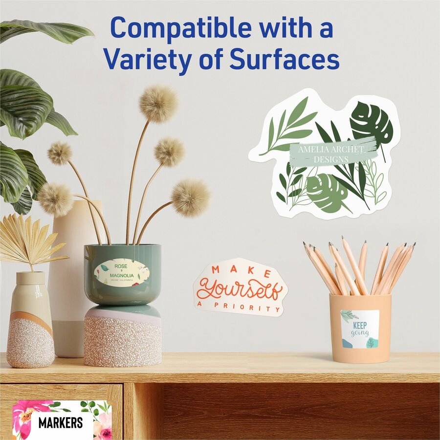 Avery&reg; Surface Safe Printable Decal Stickers