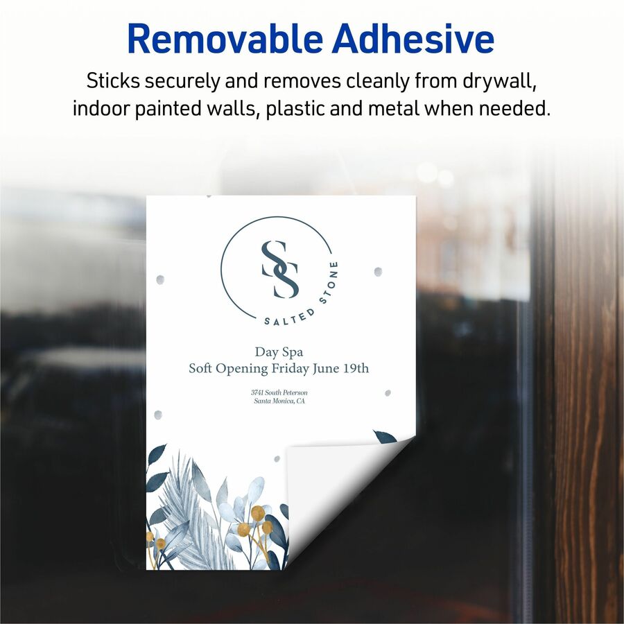 Avery&reg; Surface Safe Printable Decal Stickers