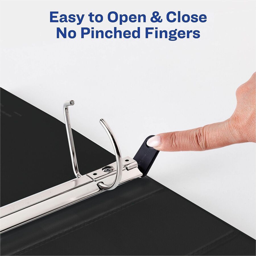 Avery Heavy-Duty View Binders, 2" One Touch Slant Rings, 4 White