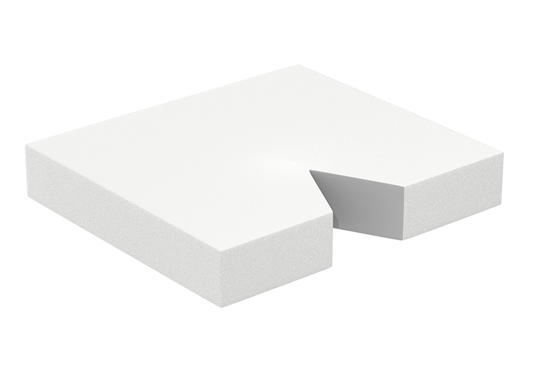 Ever-Soft Coccyx Foam Cushion, 18" x 16" x 3", Single, 1 Quantity per Box (Image for Reference Only – May Not Reflect Exact Size)