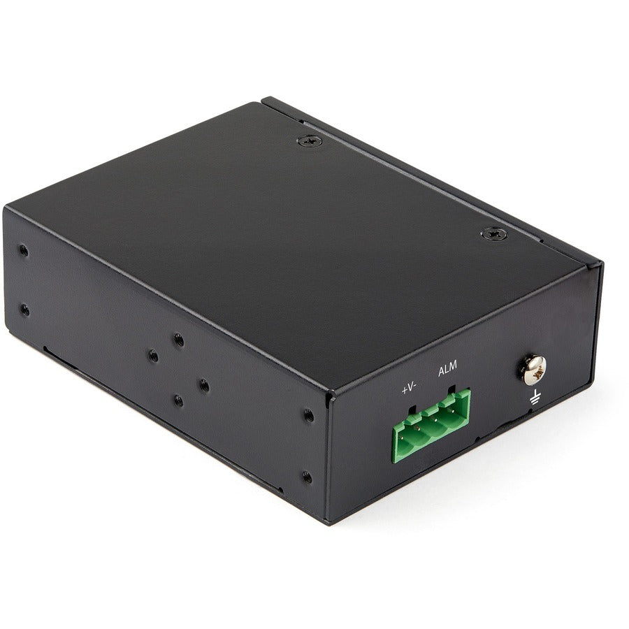 StarTech.com Transceiver/Media Converter - 1 x Network (RJ-45) - Multi-mode, Single-mode - Gigabit Ethernet - 1000Base-T, 1000Base-X - 1 x Expansion Slots - SFP (mini-GBIC) - 1 x SFP Slots - Power Supply - DIN Rail Mountable, Wall Mountable