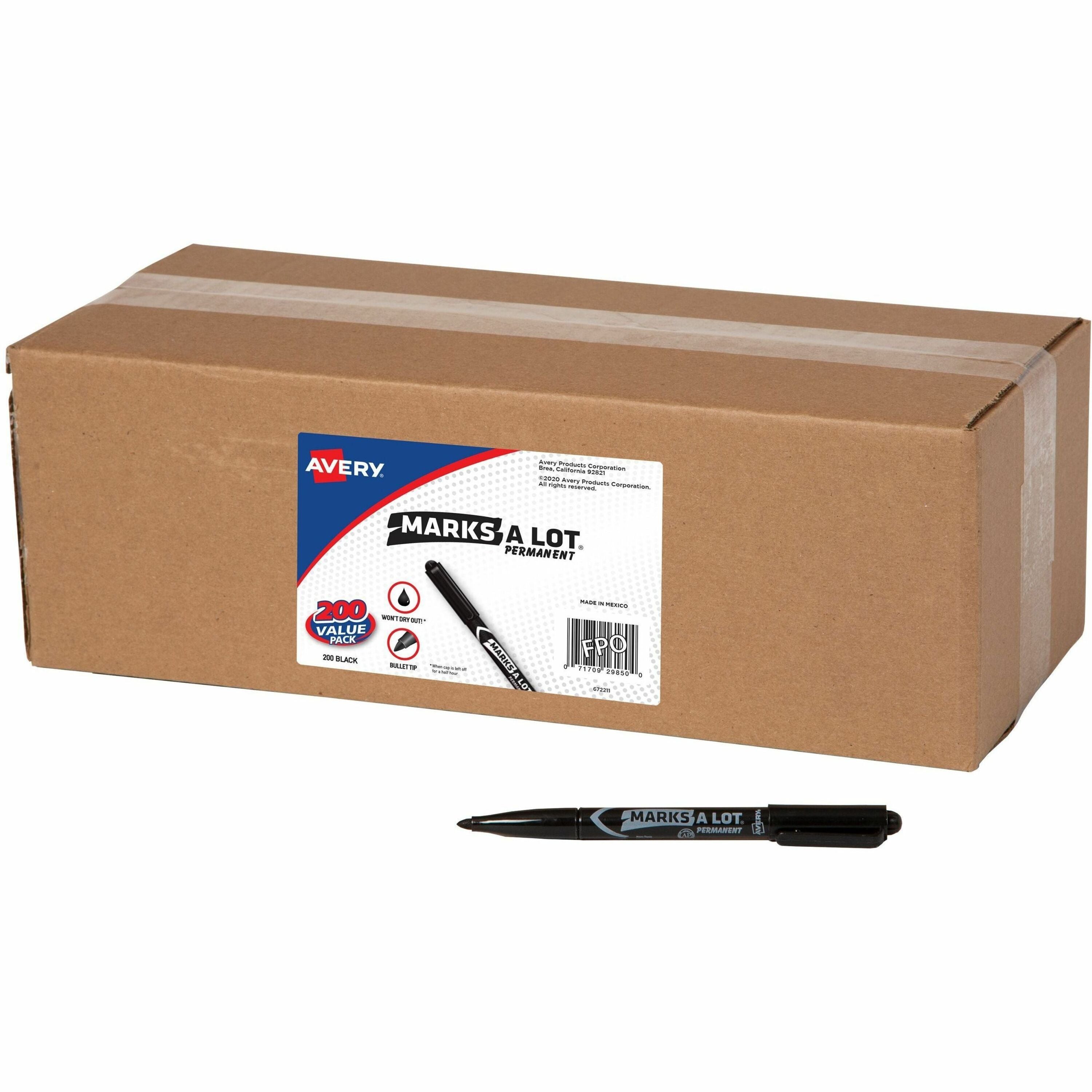 Bullet Marker Point - Black Ink - 200 / Carton