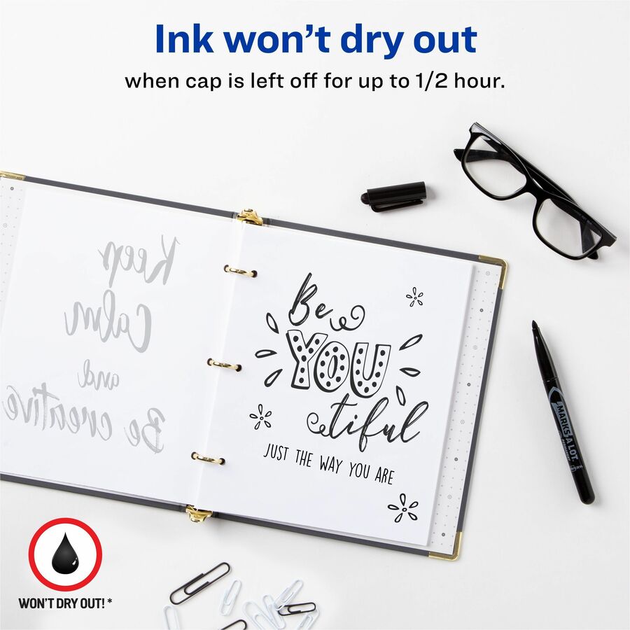 Bullet Marker Point - Black Ink - 200 / Carton