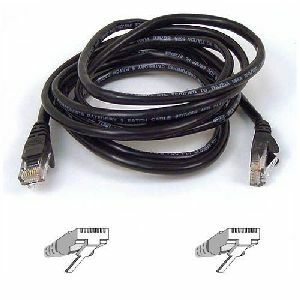 Belkin RJ45 Category 6 Snagless Patch Cable - 75 ft Category 6 Network Cable - First End: 1 x RJ-45 - Male - Second End: 1 x RJ-45 - Male - Patch Cable - Black - 1 Each