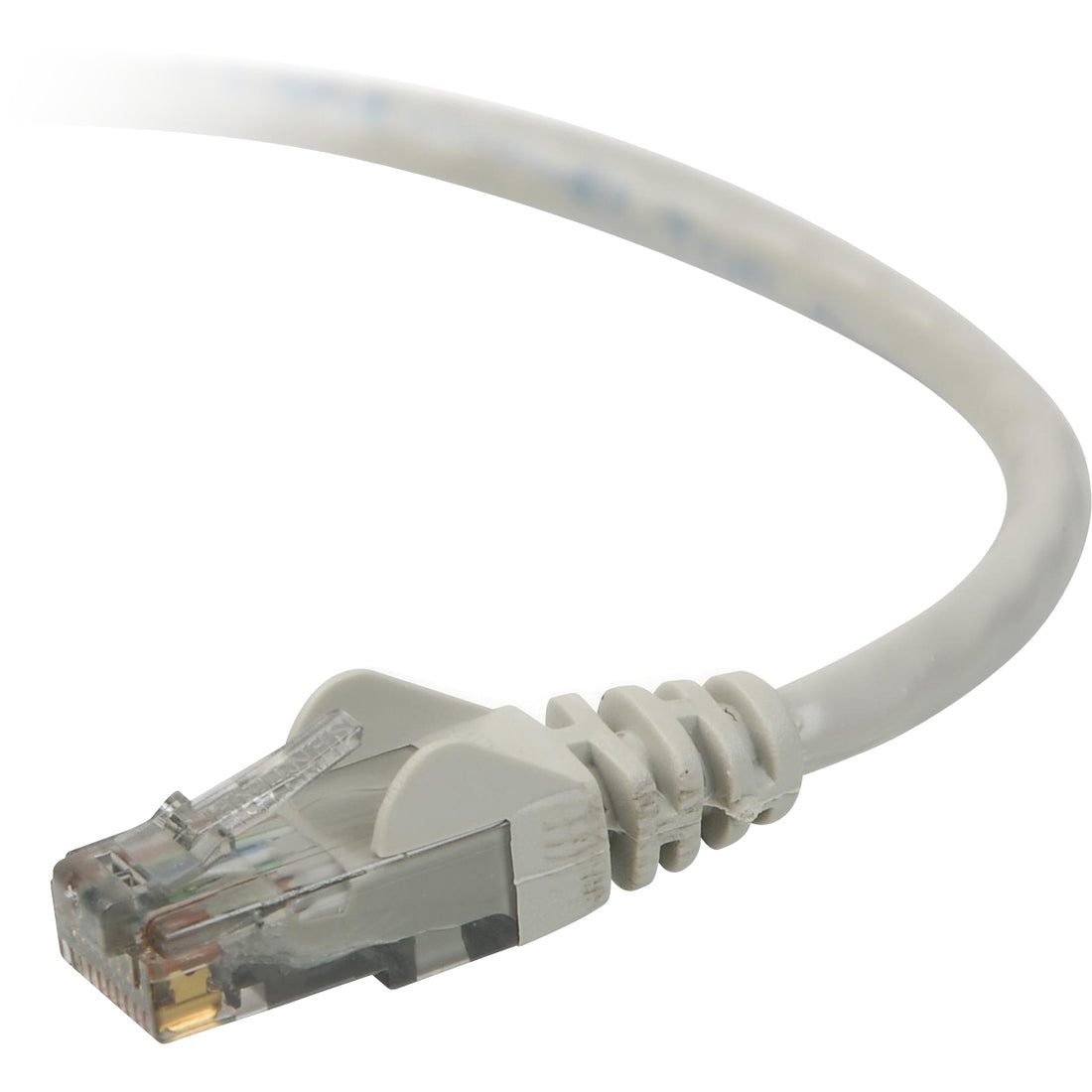 Belkin RJ45 Category 6 Snagless Patch Cable - 4 ft Category 6 Network Cable - First End: 1 x RJ-45 - Male - Second End: 1 x RJ-45 - Male - Patch Cable - Gray - 1 Each