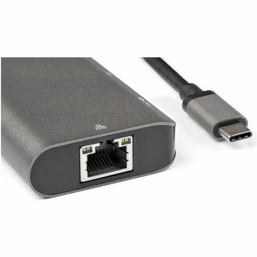 StarTech.com Docking Station, 1 Each, USB 3.1 Gen 2 Type-C, 100W Power Delivery, 1 HDMI 4K Port, 3 USB Ports (1 USB-A), Gigabit Ethernet, Thunderbolt, Gray, Wired