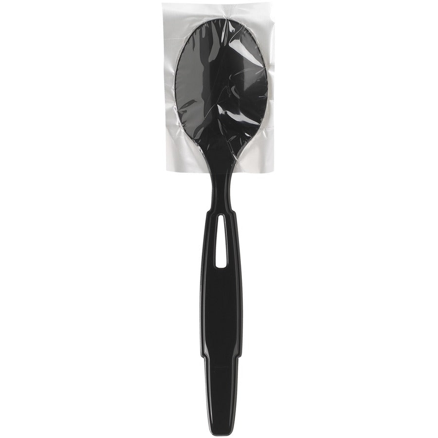 Teaspoon - 1 x Teaspoon - Disposable - Black - 40/Pack - 1 Carton