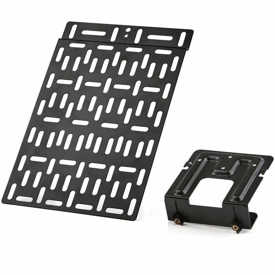 StarTech.com Wall Mount for TV Mount, Media Player, Router, Video Extender, Apple TV, Cable Box, Modem, Network Switch, Splitter - Black