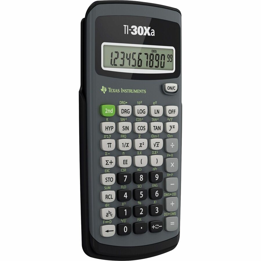 10 Digits - Battery Powered - 6" Height x 3.1" Width x 0.8" Depth - Black - 1 Each
