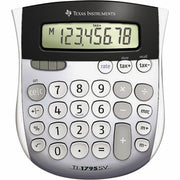 Dual Power, Sign Change, Angled Display - 8 Digits - LCD - Battery/Solar Powered - 1" Height x 4.3" Width x 5.1" Length - Gray - 1 Each