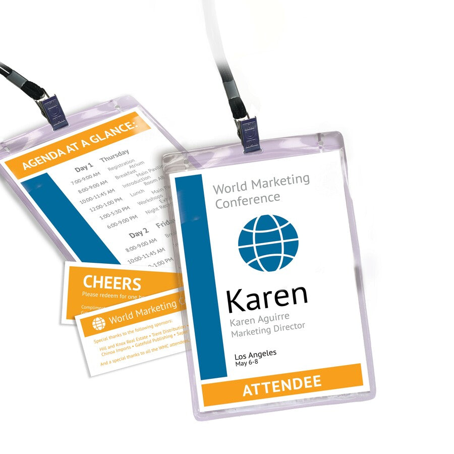 Avery&reg; Vertical Name Badges