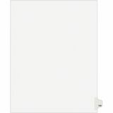 Avery&reg; Side Tab Individual Legal Dividers - 500 x Divider(s) - 500 Side Tab(s) - 100 - 1 Tab(s)/Set - 8.5" Divider Width x 11" Divider Length - Letter - 8.50" Width x 11" Length - White Paper Divider - 25/Pack - 1 Carton