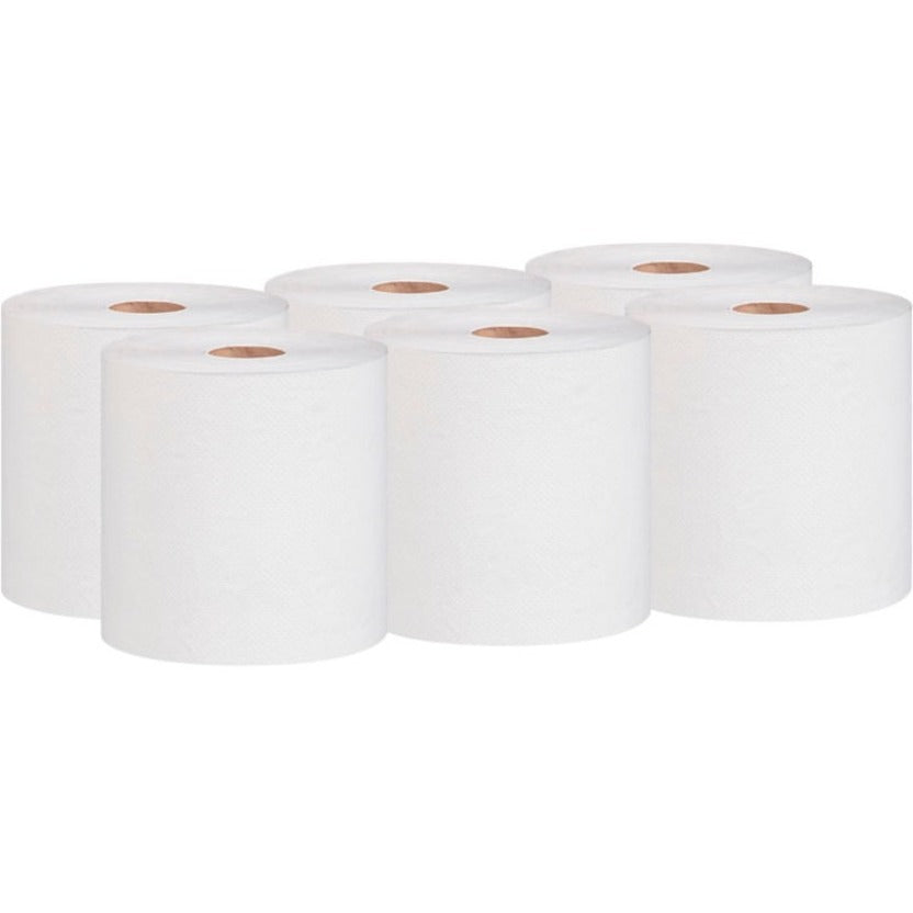1 Ply - 7.87" Width x 800 ft Length - White - Paper - 1 Carton
