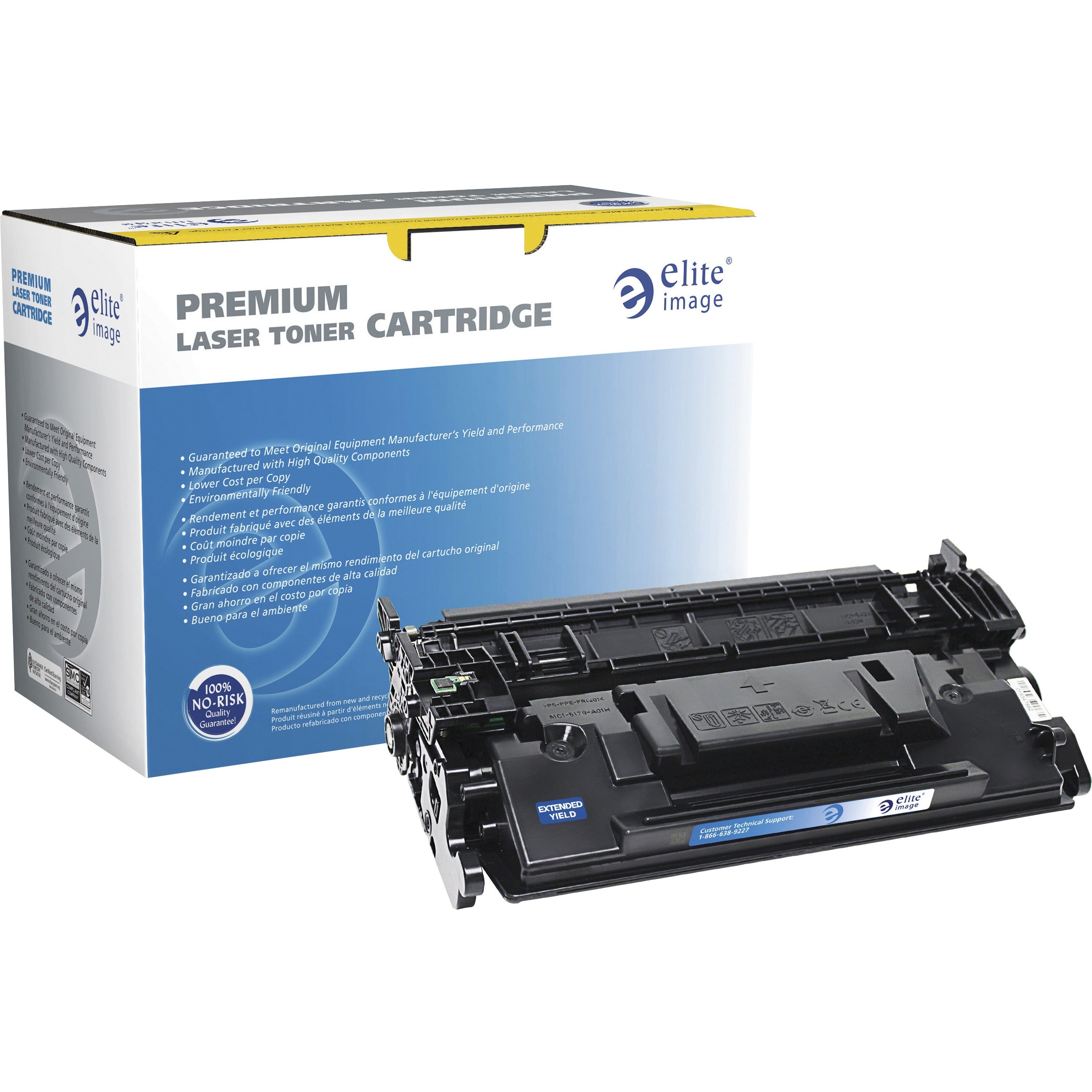 Elite Image Remanufactured Laser Toner Cartridge 26X - Black - 1 Each