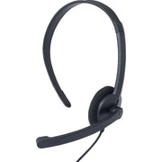 Mono - Mini-phone (3.5mm) - Wired - 32 Ohm - 20 Hz to 20 kHz - Over-the-head - Monaural - Circumaural - 5.25 ft Cable - Omni-directional Microphone