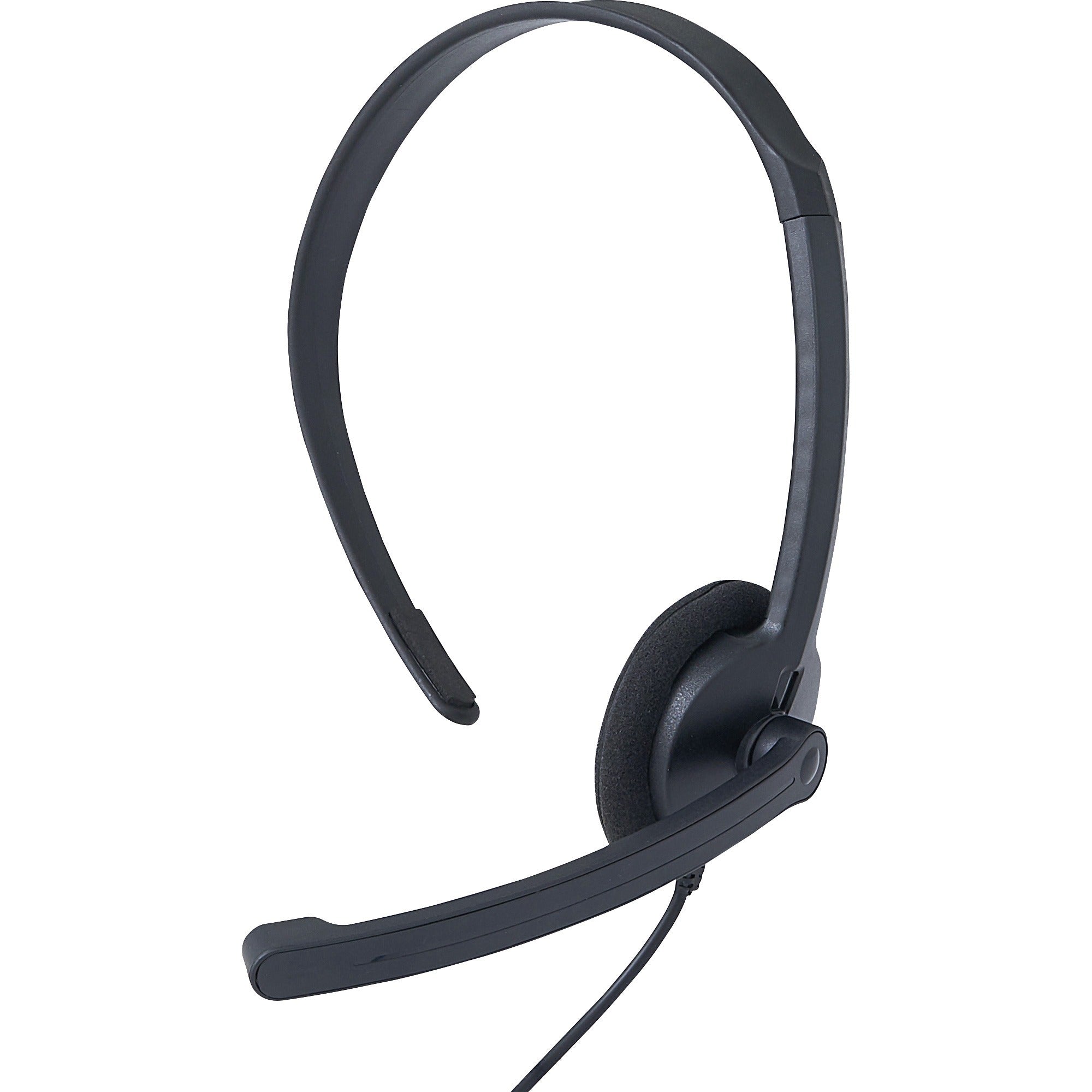 Mono - Mini-phone (3.5mm) - Wired - 32 Ohm - 20 Hz to 20 kHz - Over-the-head - Monaural - Circumaural - 5.25 ft Cable - Omni-directional Microphone