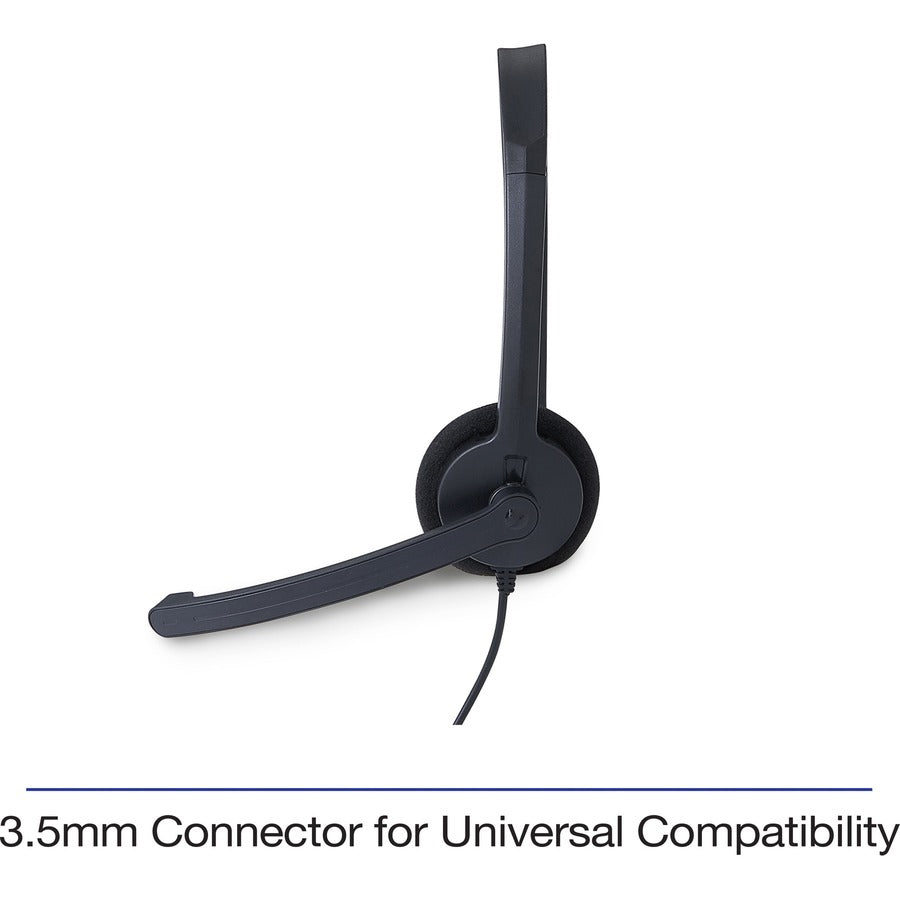 Mono - Mini-phone (3.5mm) - Wired - 32 Ohm - 20 Hz to 20 kHz - Over-the-head - Monaural - Circumaural - 5.25 ft Cable - Omni-directional Microphone