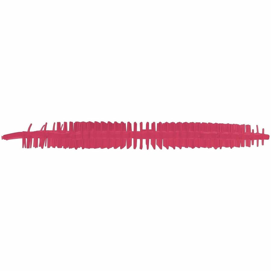 Fresh Products Wave 3D Urinal Screen - Lasts upto 30 Days - Splash Reducer, Odor Control - 10 / Pack - Red