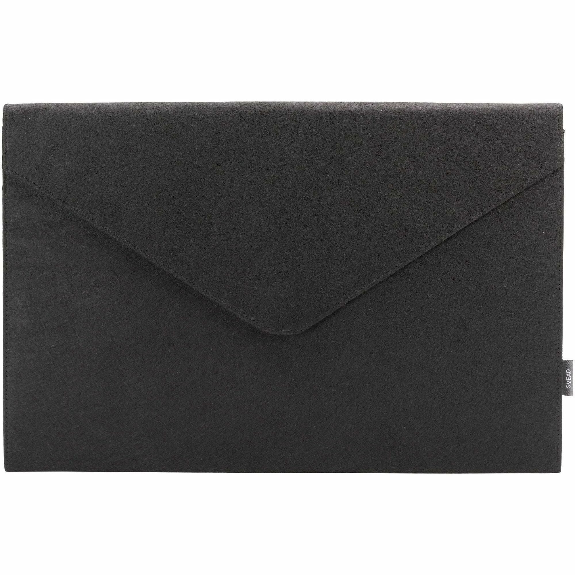 Smead Soft Touch Tabloid Expanding File - 11" x 17" - 2" Expansion - Black - 1 Carton