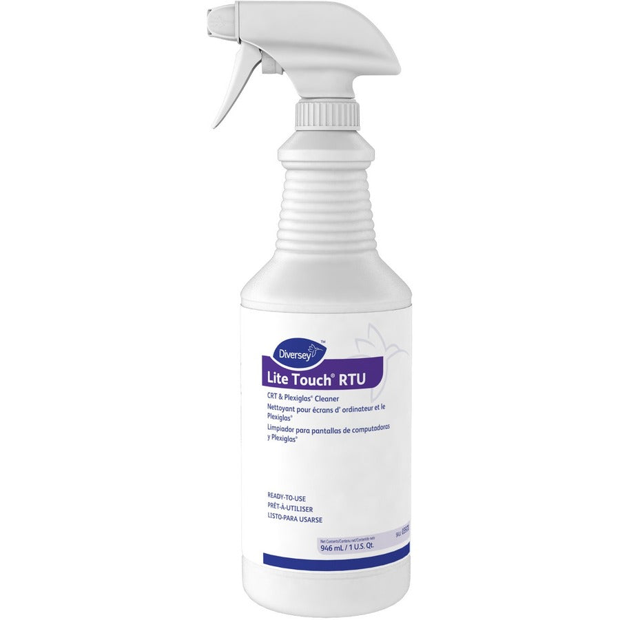 For Multi Surface, Multipurpose - 1 quart - Sturdy, Ammonia-free, Solvent-free, Fragrance-free - PurpleSpray Bottle - 12 / Carton