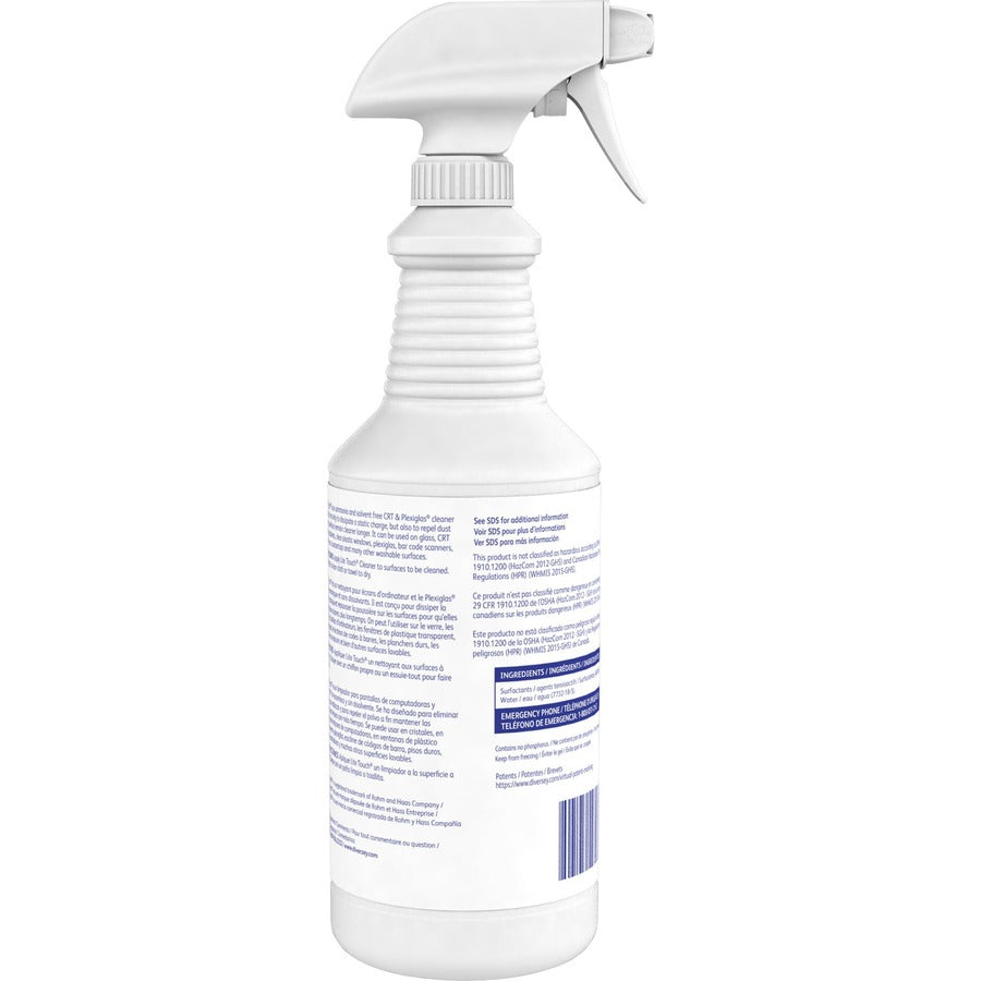 For Multi Surface, Multipurpose - 1 quart - Sturdy, Ammonia-free, Solvent-free, Fragrance-free - PurpleSpray Bottle - 12 / Carton